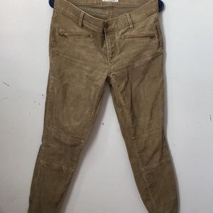 Tan Loft Corduroy Pants